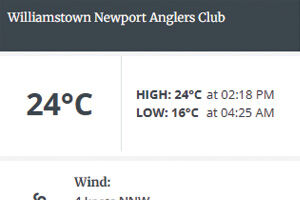 Williamstown Newport Angler+39s Club - Weatherlink Williamstown Newport Angler+39s Club - Weatherlink
